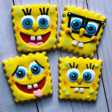 Load image into Gallery viewer, Sponge bob  theme Cookies