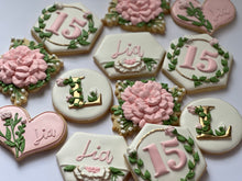 Load image into Gallery viewer, Quinceañera fifteen Theme Cookies