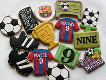 Load image into Gallery viewer, Soccer theme cookies