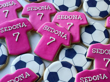 Load image into Gallery viewer, Soccer theme cookies
