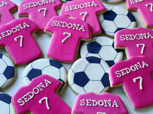 Load image into Gallery viewer, Soccer theme cookies