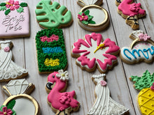 Load image into Gallery viewer, Tripical Bridal shower cookies