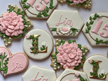 Load image into Gallery viewer, Quinceañera fifteen Theme Cookies