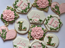 Load image into Gallery viewer, Quinceañera fifteen Theme Cookies