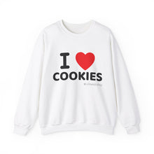 Load image into Gallery viewer, I love Cookies Crewneck Sweatshirt