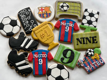 Load image into Gallery viewer, Soccer theme cookies