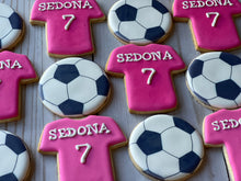 Load image into Gallery viewer, Soccer theme cookies