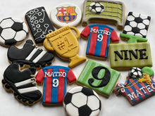 Load image into Gallery viewer, Soccer theme cookies