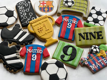 Load image into Gallery viewer, Soccer theme cookies