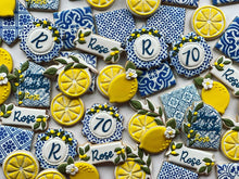 Load image into Gallery viewer, Lemon and tiles theme Cookies