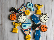 Load image into Gallery viewer, Basketball theme cookies