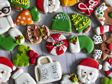 Load image into Gallery viewer, Mini Christmas Cookies- 2 DOZEN