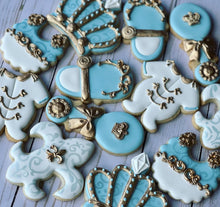Load image into Gallery viewer, Prince Boy Baby shower cookies