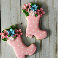 Load image into Gallery viewer, One year old birthday garden Theme Cookies