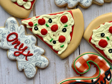 Load image into Gallery viewer, Pizza Party Theme Cookies