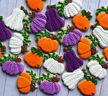 Load image into Gallery viewer, Pumpkin theme Cookies