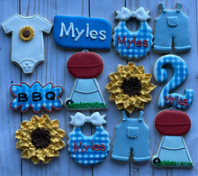 Load image into Gallery viewer, BBQ Baby shower cookies