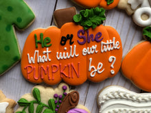 Load image into Gallery viewer, Pumpkin Baby shower cookies