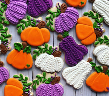 Load image into Gallery viewer, Pumpkin theme Cookies