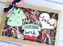 Load image into Gallery viewer, Nursing theme cookies gift