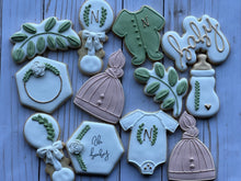 Load image into Gallery viewer, Natural Baby shower cookies