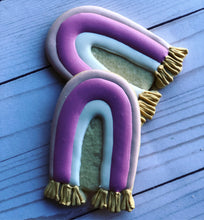 Load image into Gallery viewer, Rainbow Baby shower cookies