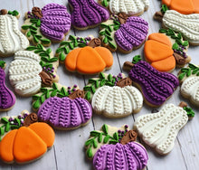 Load image into Gallery viewer, Pumpkin theme Cookies