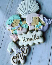 Load image into Gallery viewer, Mermaid theme Cookies