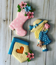 Load image into Gallery viewer, One year old birthday garden Theme Cookies