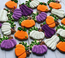 Load image into Gallery viewer, Pumpkin theme Cookies