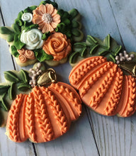 Load image into Gallery viewer, One year old pumpkin birthday Theme Cookies