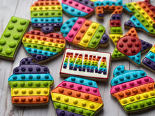 Load image into Gallery viewer, Pop it Theme Cookies