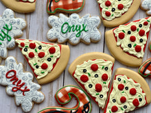 Load image into Gallery viewer, Pizza Party Theme Cookies