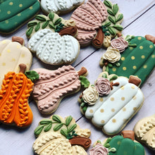 Load image into Gallery viewer, Pumpkin Fall Baby shower cookies