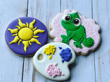 Load image into Gallery viewer, Rapunzel Princess Cookies