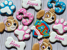 Load image into Gallery viewer, Paw patrol girl theme Cookies