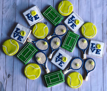 Load image into Gallery viewer, Tennis theme cookies
