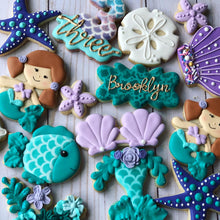 Load image into Gallery viewer, Mermaid theme Cookies