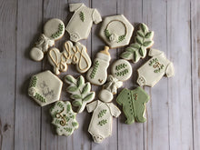 Load image into Gallery viewer, Natural Baby shower cookies