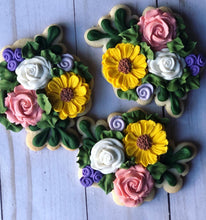Load image into Gallery viewer, One year old sunflowers birthday Theme Cookies