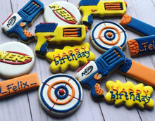 Load image into Gallery viewer, Nerf gun Cookies