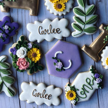 Load image into Gallery viewer, One year old sunflowers birthday Theme Cookies