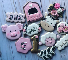 Load image into Gallery viewer, One year old Animal Farm Cookies