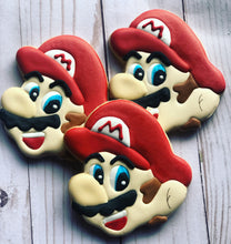 Load image into Gallery viewer, Mario and Luigi theme Cookies
