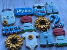 Load image into Gallery viewer, BBQ Baby shower cookies