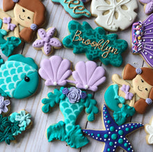 Load image into Gallery viewer, Mermaid theme Cookies