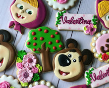 Load image into Gallery viewer, Maya and the bear theme Cookies