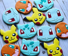 Load image into Gallery viewer, Pokemon theme Cookies