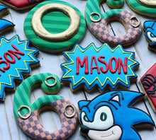 Load image into Gallery viewer, Sonic theme Cookies