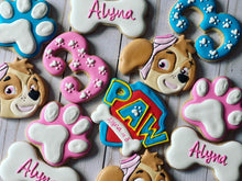 Load image into Gallery viewer, Paw patrol girl theme Cookies